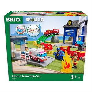 Brio World Rescue Team Train Set